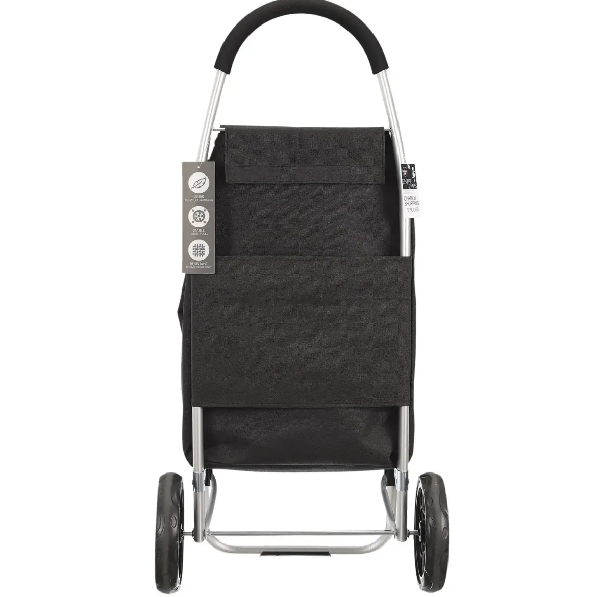 CHARIOT SHOPPING HAUT DE GAMME 2 ROUES