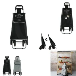 CHARIOT SHOPPING 4 ROUES POLYESTER