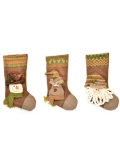 CHAUSSETTE NATURE PERE NOEL RENNE BONHOMME