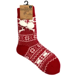CHAUSSETTES POMPONS ADULTE