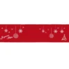 CHEMIN DE TABLE FEUTRINE ROUGE 30X120CM