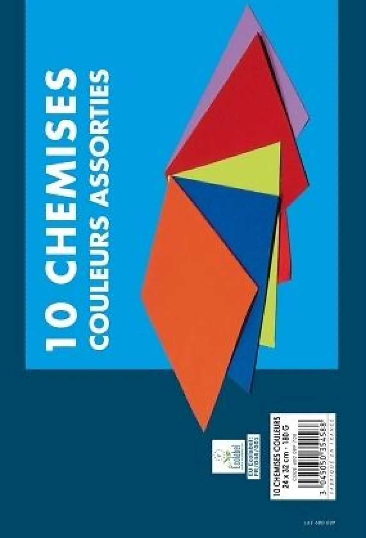 10 CHEMISES 24X32 180GR