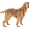 CHIEN CARTON A ASSEMBLER PETIT MODELE 20X14X4CM