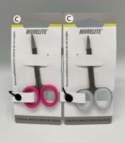 CISEAUX ONGLES INOX INCURVES