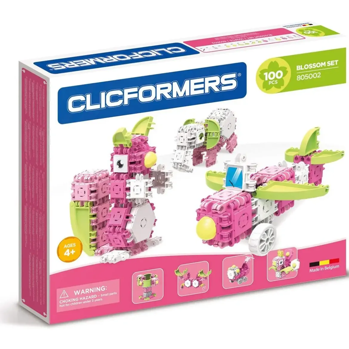 CLICFORMERS ROSE 100 PIECES
