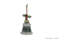 CLOCHE METAL VERT 17X17X41.5CM