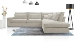 COBRA CANAPE ANGLE DROIT BEIGE LINCOLN 83