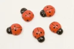 COCCINELLE EN BOIS X10 PIECES