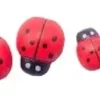 COCCINELLES BOIS PEINT 1.8CM ET 1CM X20 PIECES