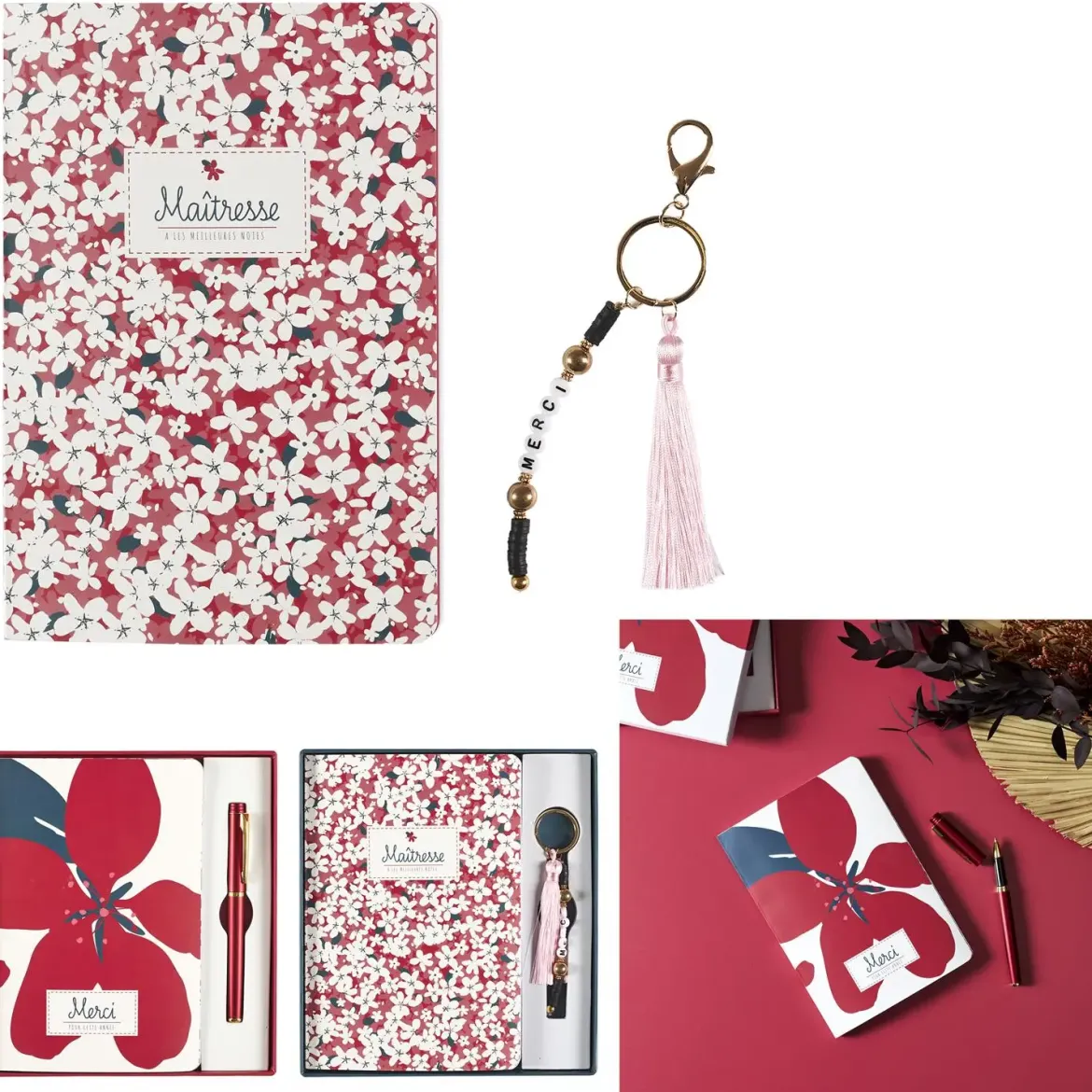 COFFRET CARNET A5 STYLO MERCI POUR CETTE ANNEE