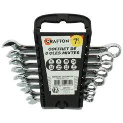 COFFRET 8 CLES MIXTES 6 A 17MM