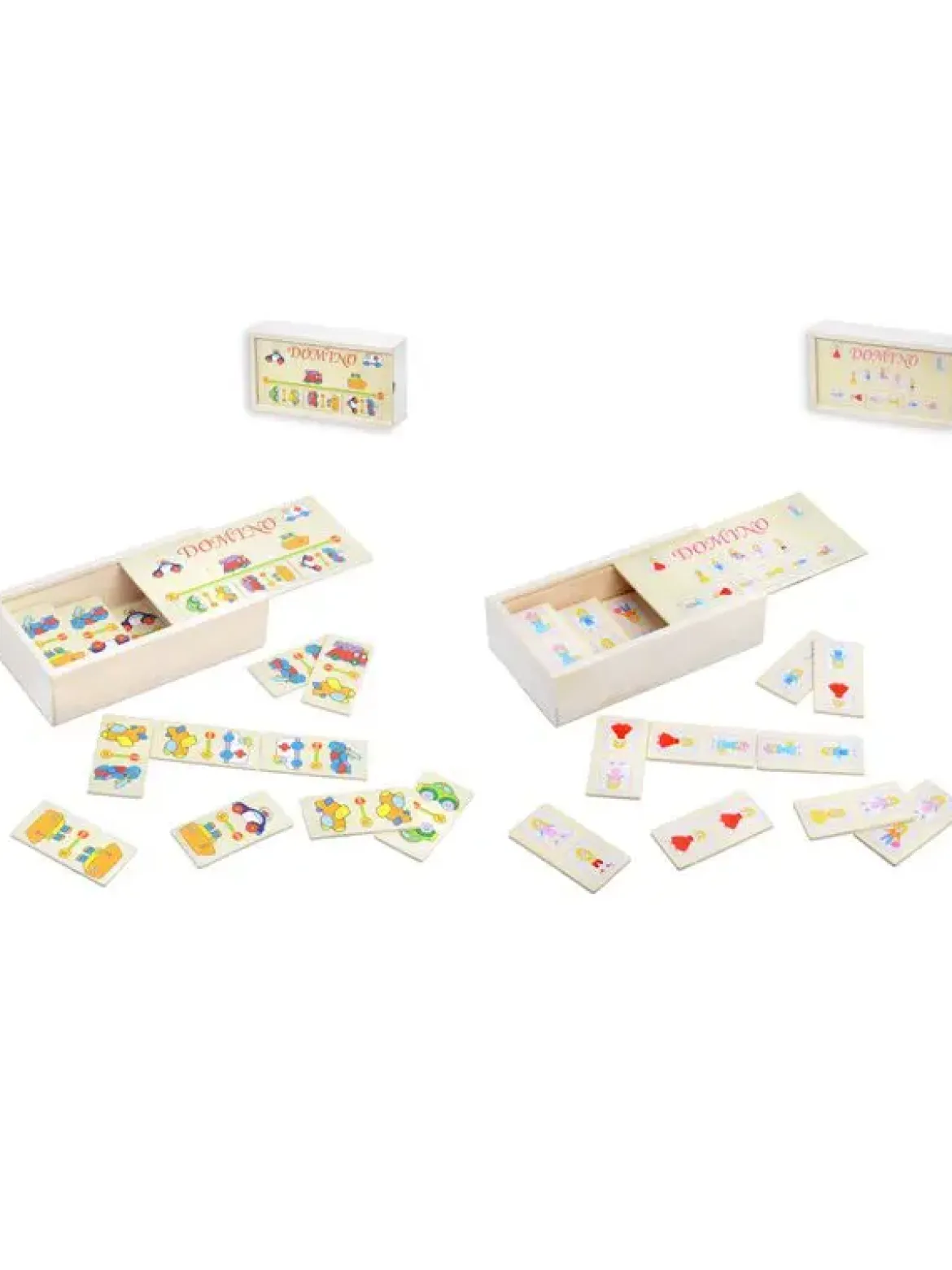 COFFRET JEU DE DOMINOS