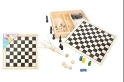 COFFRET JEUX DAMES ECHECS DADAS MIKADO