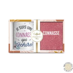 COFFRET MUG CHAUSSETTES PAILLETTES AFFECTIF CONNASSE