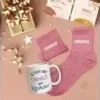 COFFRET MUG CHAUSSETTES PAILLETTES AFFECTIF CONNAS