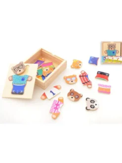 COFFRET PUZZLE OURS 18 PCES