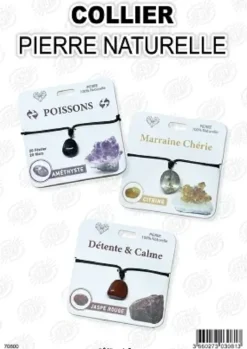 COLLIER PIERRE NATURELLE