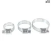 COLLIERS SERRAGE ACIER ZINGUE D.19 A 30MM 10PCS