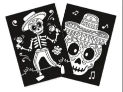 COLORIAGES VELOURS HALLOWEEN X2 PIECES