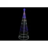 CONE 198 LEDS MULTICOLORE FIL TRANSPARENT 190X70CM