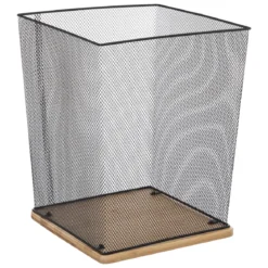 CORBEILLE BUREAU MTL BAMB HAVI