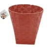 CORBEILLE SANGLE TERRACOTTA H.27CM