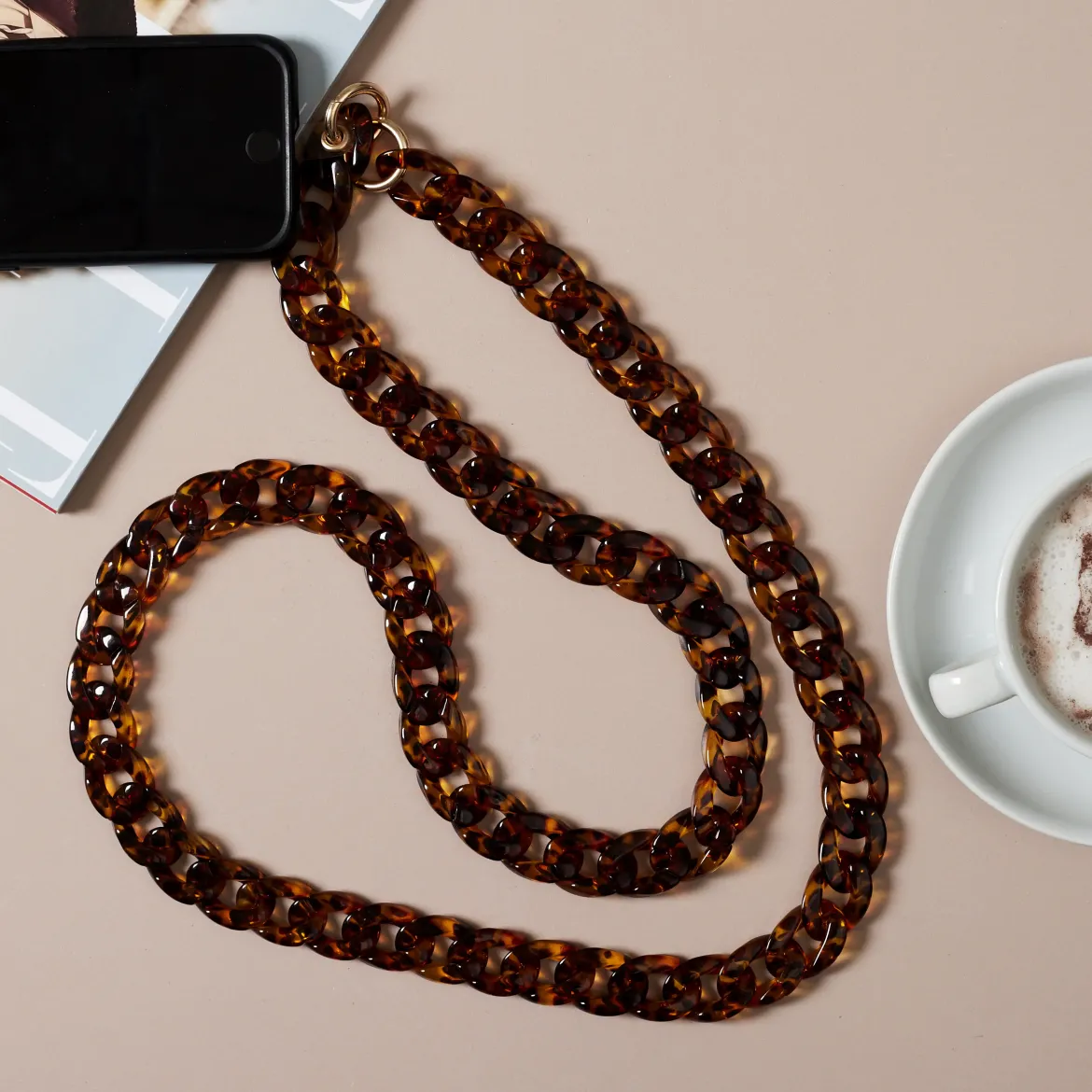 CORDON BANDOULIERE SMARTPHONE UNIVERSEL MAILLE