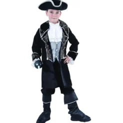 COSTUME CAPITAINE PIRATE LUXE GARCON S