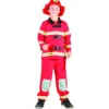 COSTUME PETIT POMPIER ROUGE LUXE GARCON M