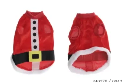 COSTUME NOEL CHIEN 34X23CM