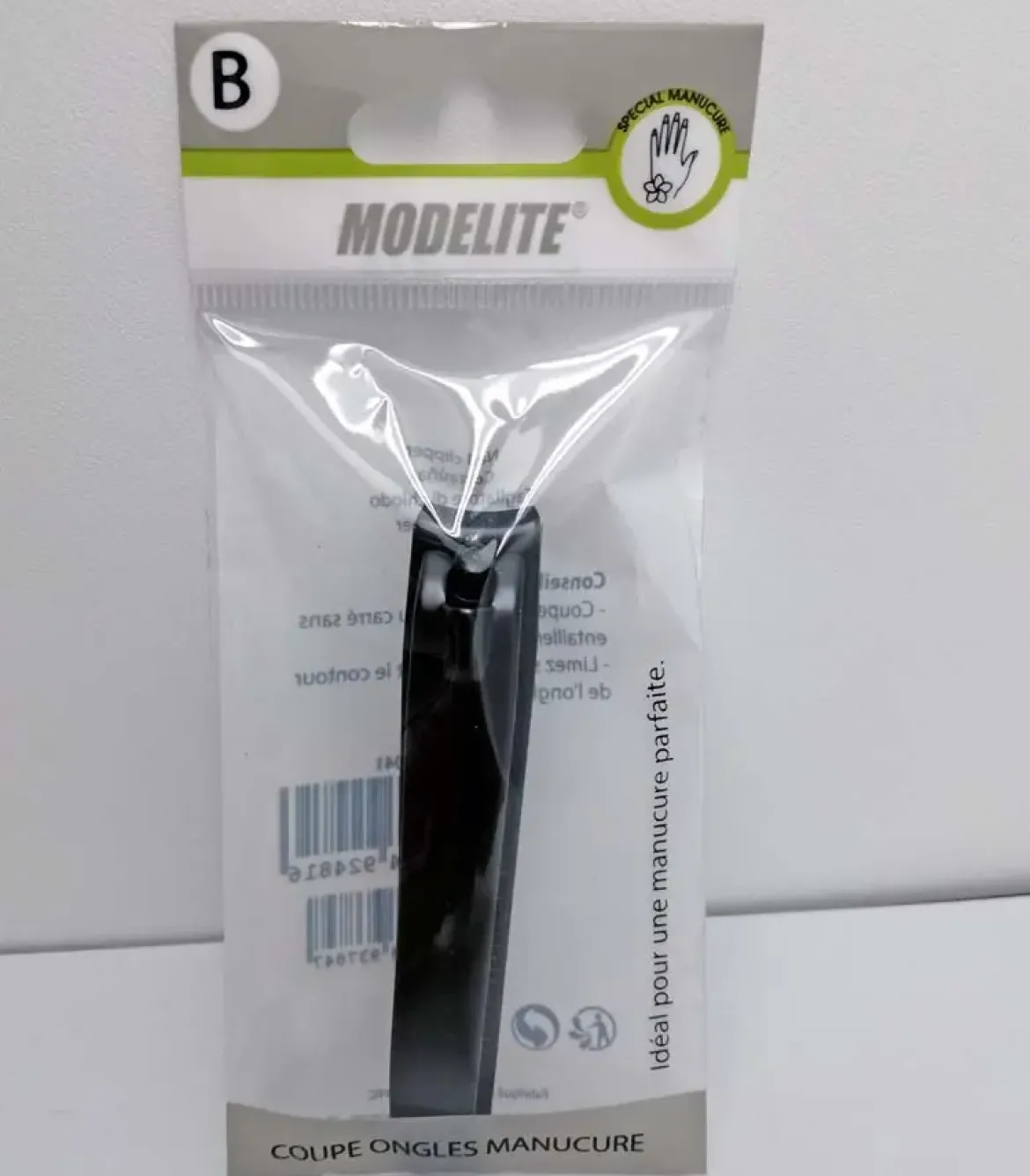 COUPE ONGLE 8CM NOIR