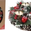 COURONNE D.40CM POMME PIN