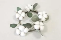 COURONNE DE FLEURS DE COTON