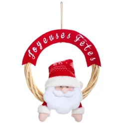 COURONNE PERE NOEL D.36CM