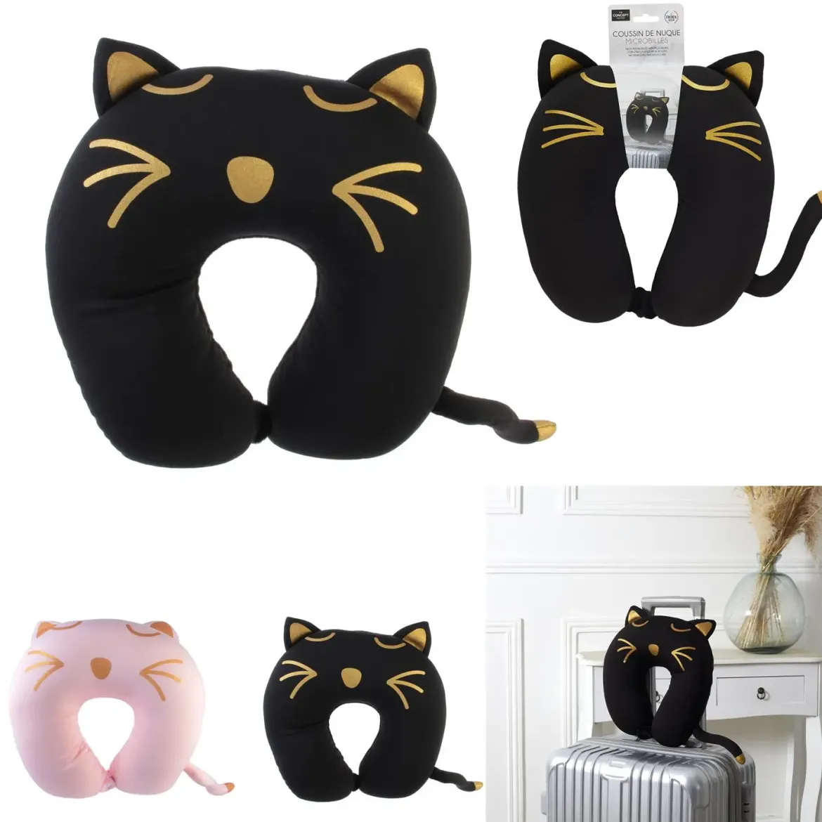 COUSSIN DE NUQUE CHAT