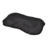 COUSSIN FLOCON BICOLORE REVERSIBLE 117X72CM NOIR GRIS