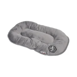 COUSSIN FLOCON 61CM COLLECTION PATCHY GRIS NOIR