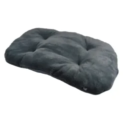 COUSSIN FLOCON NEWTON REVERSIBLE 107X65CM CHARBON