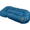 COUSSIN FLOCON REVERSIBLE 117X72CM PATCHY EMERAUDE CHARBON