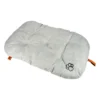 COUSSIN FLOCON REVERSIBLE 107X62X5CM CITY GRIS CLAIR