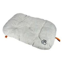 COUSSIN FLOCON REVERSIBLE 107X62X5CM CITY GRIS CLAIR