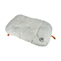 COUSSIN FLOCON REVERSIBLE 87X55X5CM CITY GRIS CLAIR