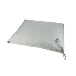 COUSSIN RECTANGLE POLYESTER 80*60*H10CM CITY GRIS CLAIR