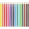 18 CRAYONS DE COULEUR QUALITE BEAUX ARTS COULEURS VIVES