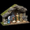 CRECHE DE NOEL 6 SANTONS RESINE H.20CM