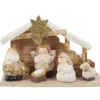 CRECHE NOEL 5 PERSONNAGES 21.5X9X15.5CM