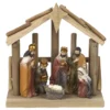 CRECHE NOEL 6 SANTONS H.18CM