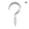 CROCHET A VIS ACIER ZINGUE 2.5X25MM 20PCS