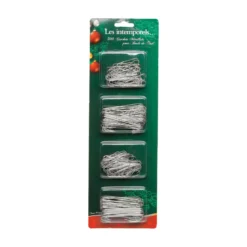CROCHETS BOULE DE NOEL X300 PIECES METALISES