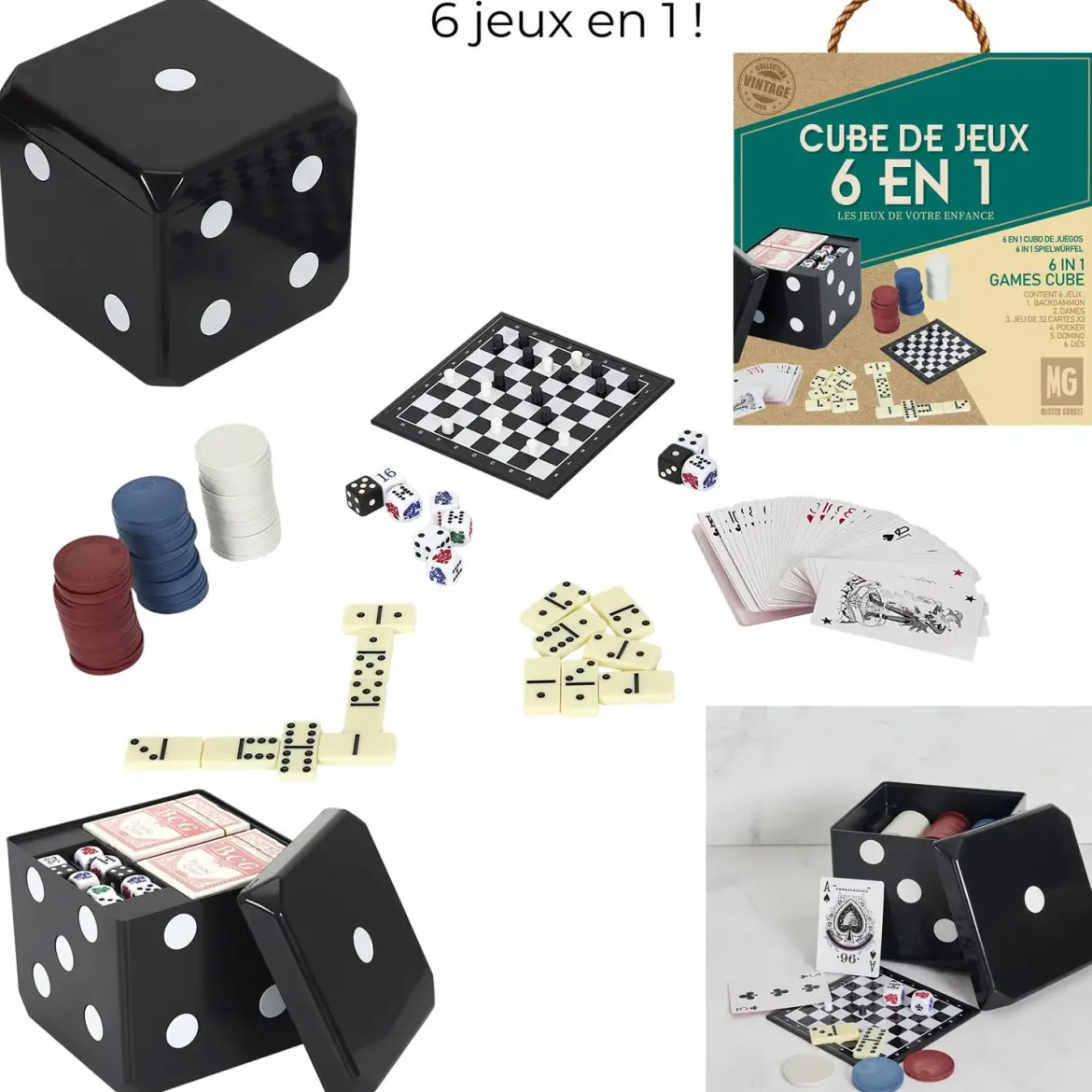 CUBE JEUX 6 EN 1